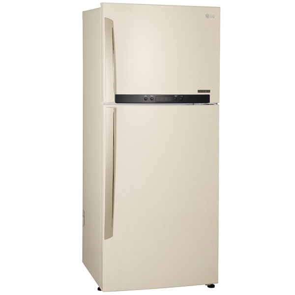 Холодильник с верхней морозильной камерой Широкий LG GC-M432HEHL