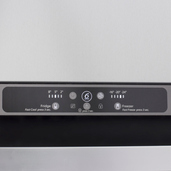 Холодильник с верхней морозильной камерой Широкий Whirlpool WTV 4597 NFC IX — фото 3