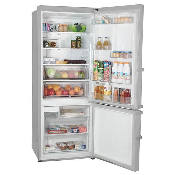 Холодильник с нижней морозильной камерой Широкий LG GC-B559EABZ — фото 6