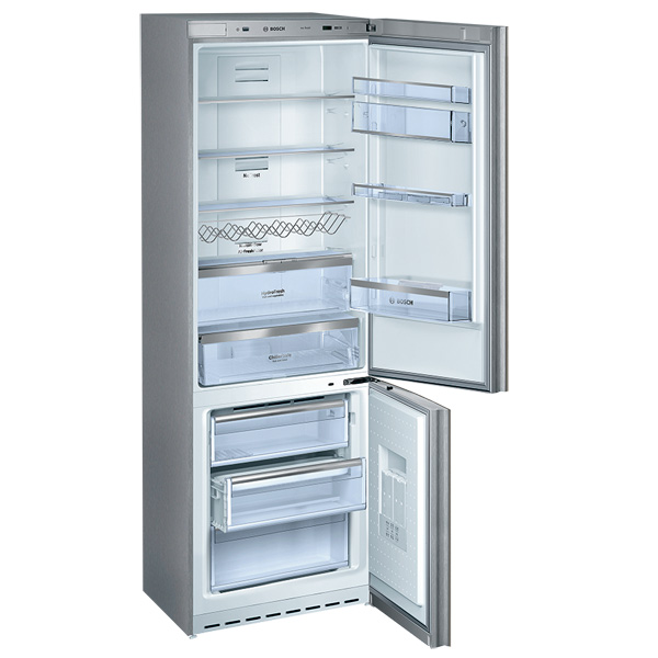 Холодильник с нижней морозильной камерой Широкий Bosch NoFrost KGN49SM22R — фото 2