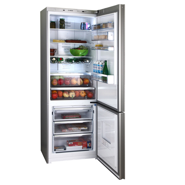 Холодильник с нижней морозильной камерой Широкий Bosch NoFrost KGN49SQ21R — фото 6