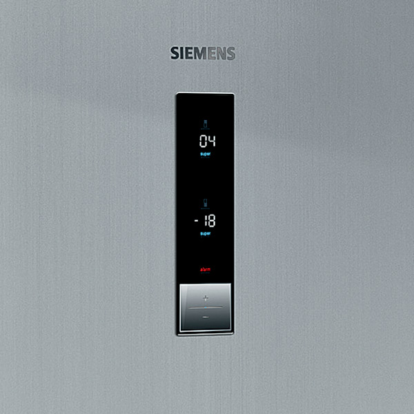 Холодильник с нижней морозильной камерой Широкий Siemens KG49NAI22R — фото 3