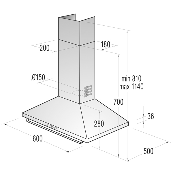 Вытяжка 60 см Gorenje Classico DK63CLB — фото 3