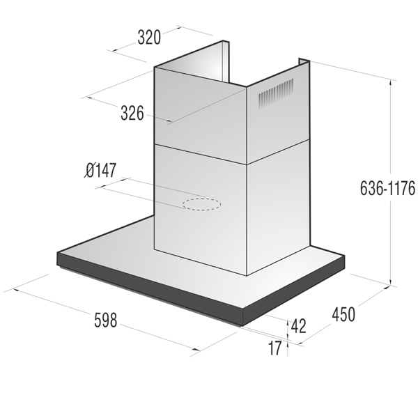 Вытяжка 60 см Gorenje WHT641A2XBG   — фото 2