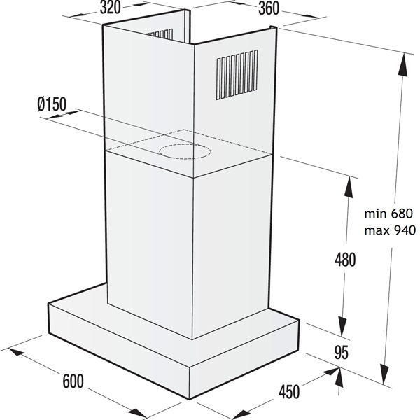 Вытяжка 60 см Gorenje WHT68AINB — фото 2