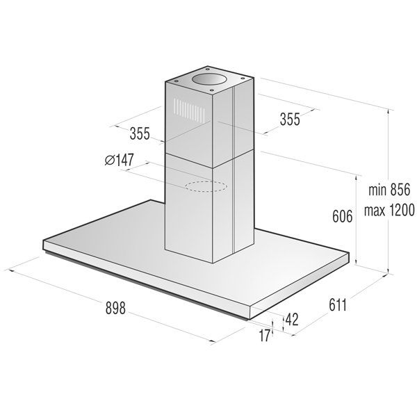 Островная вытяжка Gorenje IHT971S2XBG — фото 2