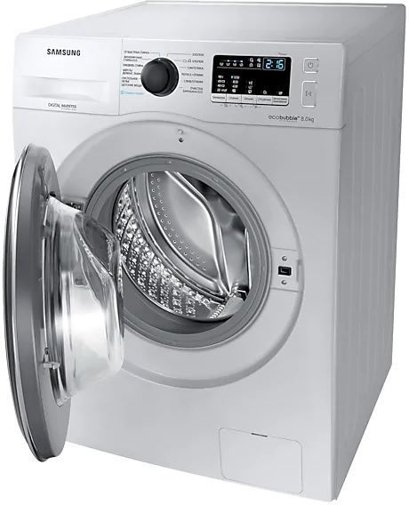 Стиральная машина SAMSUNG WW80R42LHESDLP, фронтальная — фото 2
