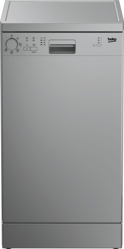 Посудомоечная машина Beko DFS05W13S серебристый (узкая) — фото 2