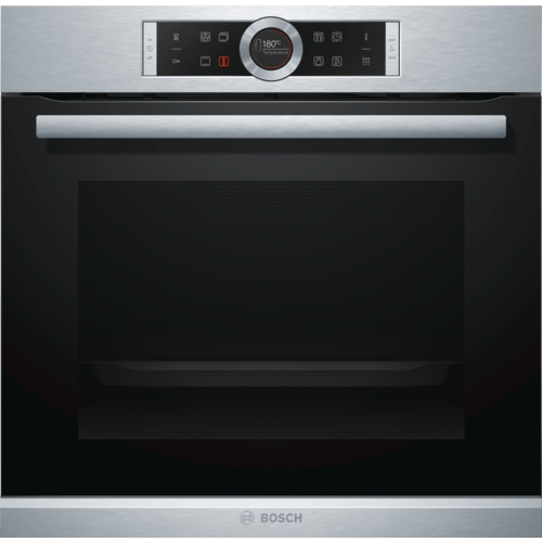 Духовой шкаф Электрический Bosch HBG672BS1F нержавеющая сталь/черный