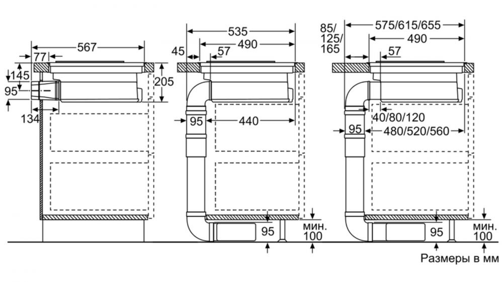 Варочная поверхность Bosch PVS845F11E черный