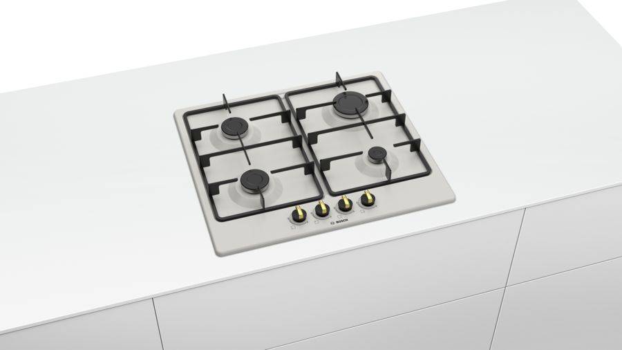 Газовая варочная поверхность Bosch PGP6B1B60R жемчужный