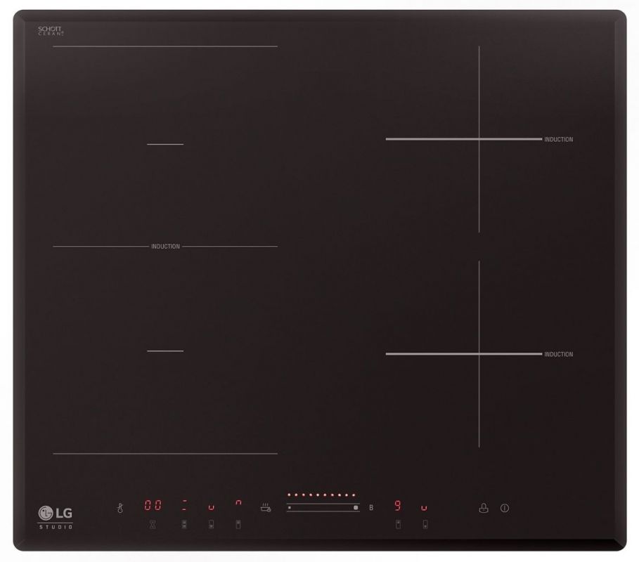 Индукционная варочная поверхность LG HU642VH черный — фото 4