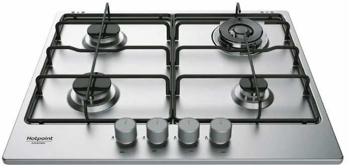 Газовая варочная поверхность Hotpoint-Ariston THC 642 W/IX/HA EE нержавеющая сталь
