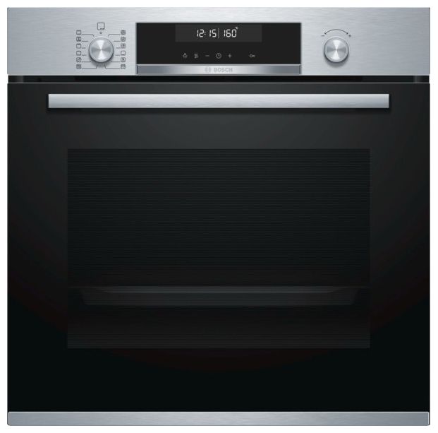 Духовой шкаф Электрический Bosch HBG578BS0R нержавеющая сталь/черный
