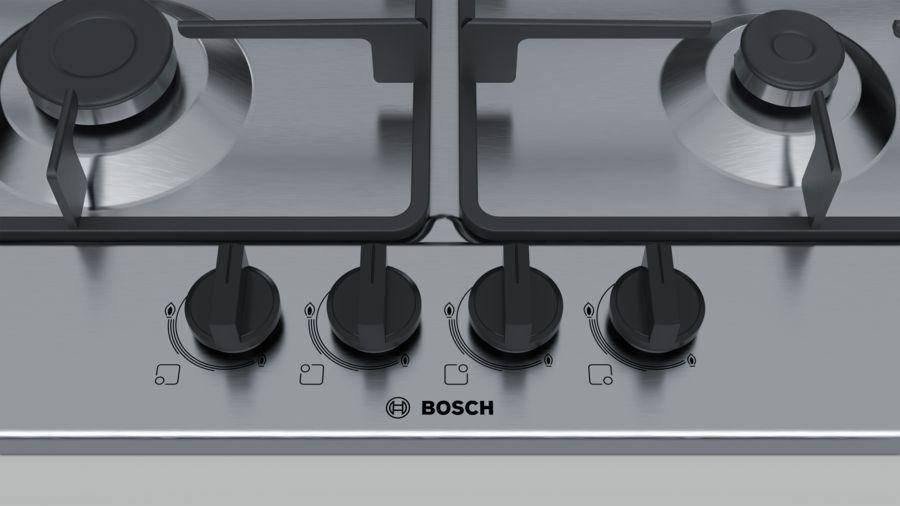 Газовая варочная поверхность Bosch PGP6B5B90R нержавеющая сталь — фото 5
