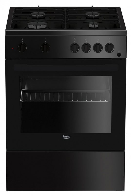 Плита Комбинированная Beko FFSS62010GB черный реш.эмаль