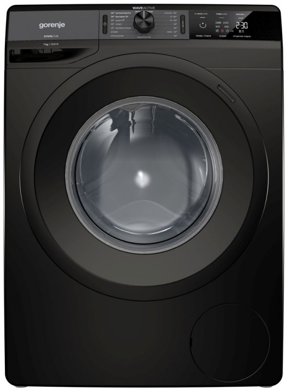 Стиральная машина Gorenje Colour WE72S3B класс: A+++ загр.фронтальная макс.:7кг черный — фото 4