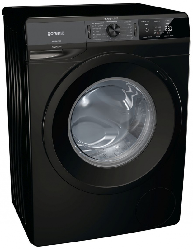 Стиральная машина Gorenje Colour WE72S3B класс: A+++ загр.фронтальная макс.:7кг черный — фото 3