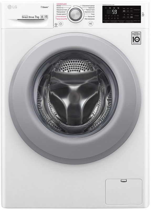 Стиральная машина LG F2M5HS4W класс: A загр.фронтальная макс.:7кг белый