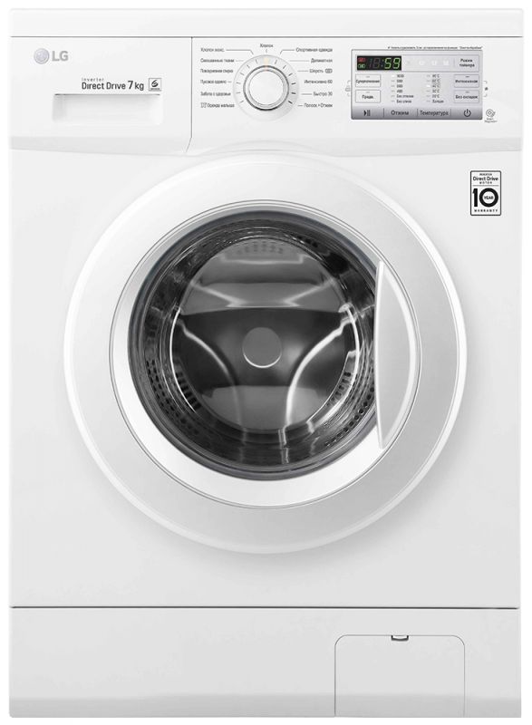 Стиральная машина LG FH0H3QD0 класс: A загр.фронтальная макс.:7кг белый