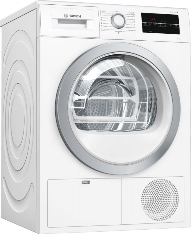 Сушильная машина Bosch WTG86401OE кл.энер.:B макс.загр.:9кг белый