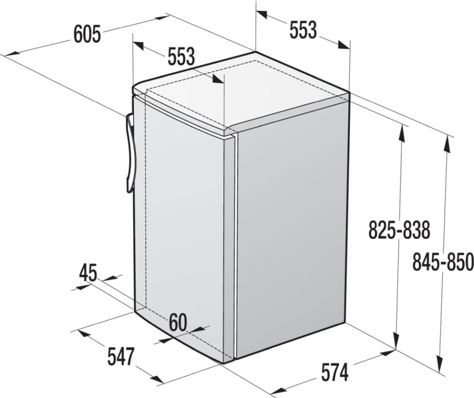 Холодильник Gorenje R4091ANW белый (однокамерный)
