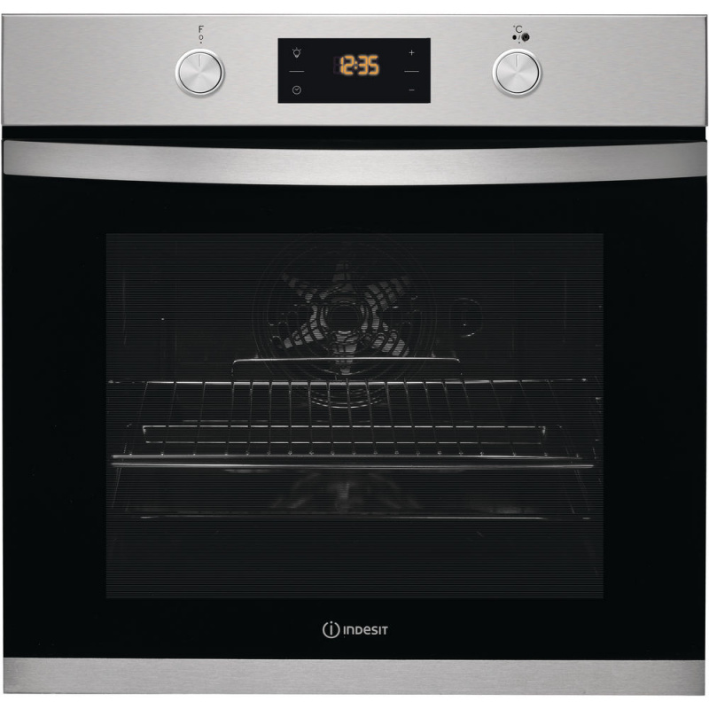 Духовой шкаф Электрический Indesit IFW 3540 J IX нержавеющая сталь/черный