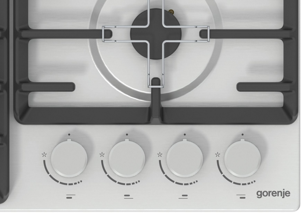 Газовая варочная поверхность Gorenje GW641AX нержавеющая сталь