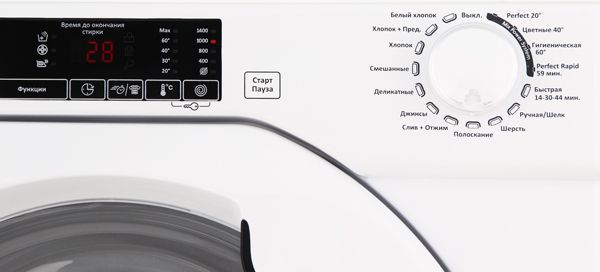 Стиральная машина Candy CBWM 914DW-07 класс:A+++ загрузка до 9кг отжим:1400об/мин белый — фото 2