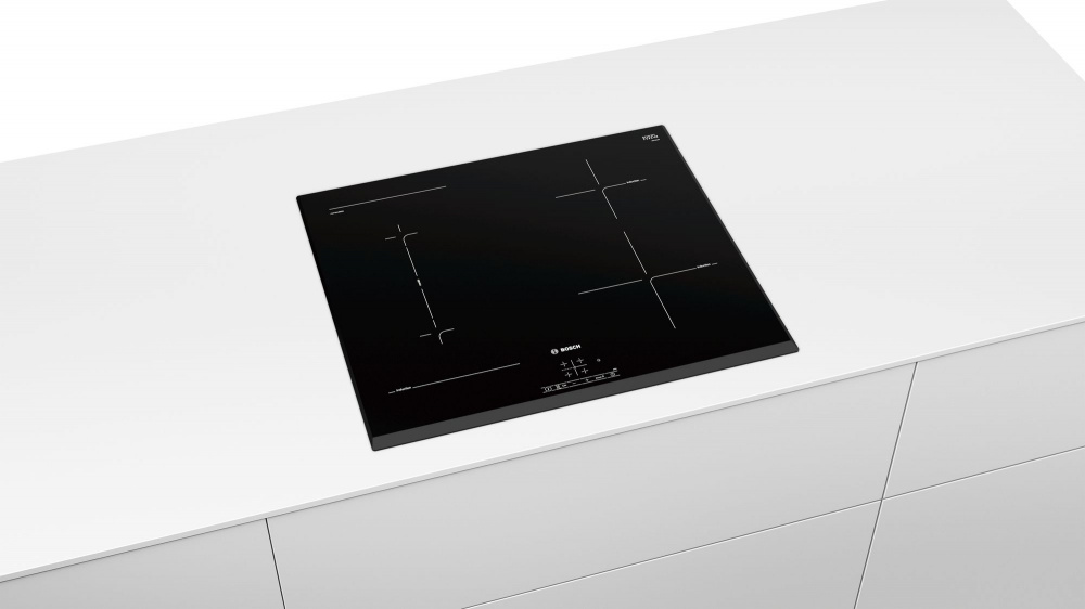 Индукционная варочная поверхность Bosch PWP651BB5E черный — фото 4