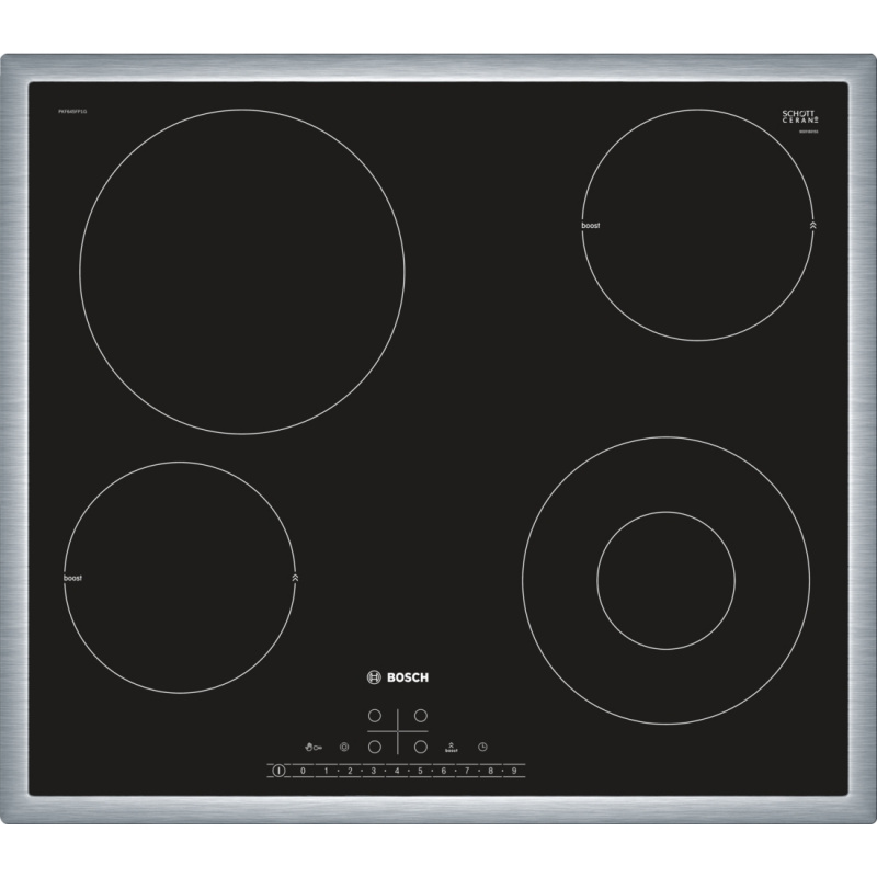 Варочная поверхность Bosch PKF645FP1G черный