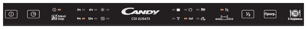 Посудомоечная машина Candy CDI 2L10473-07 1930Вт узкая