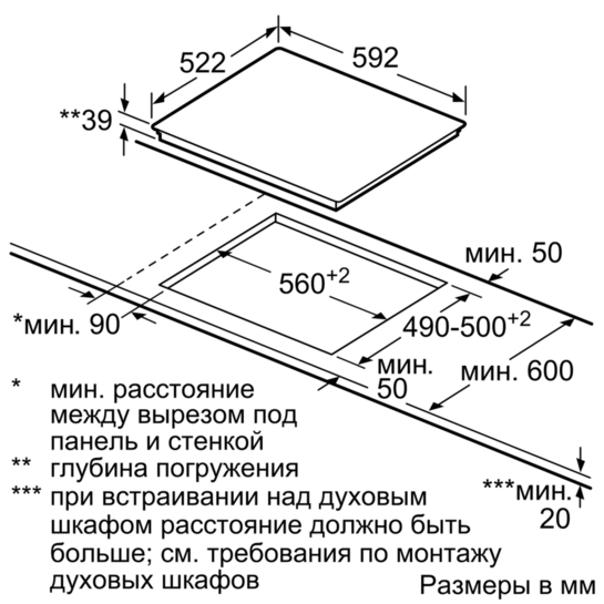 Варочная поверхность Bosch PKM651FP1 черный — фото 2