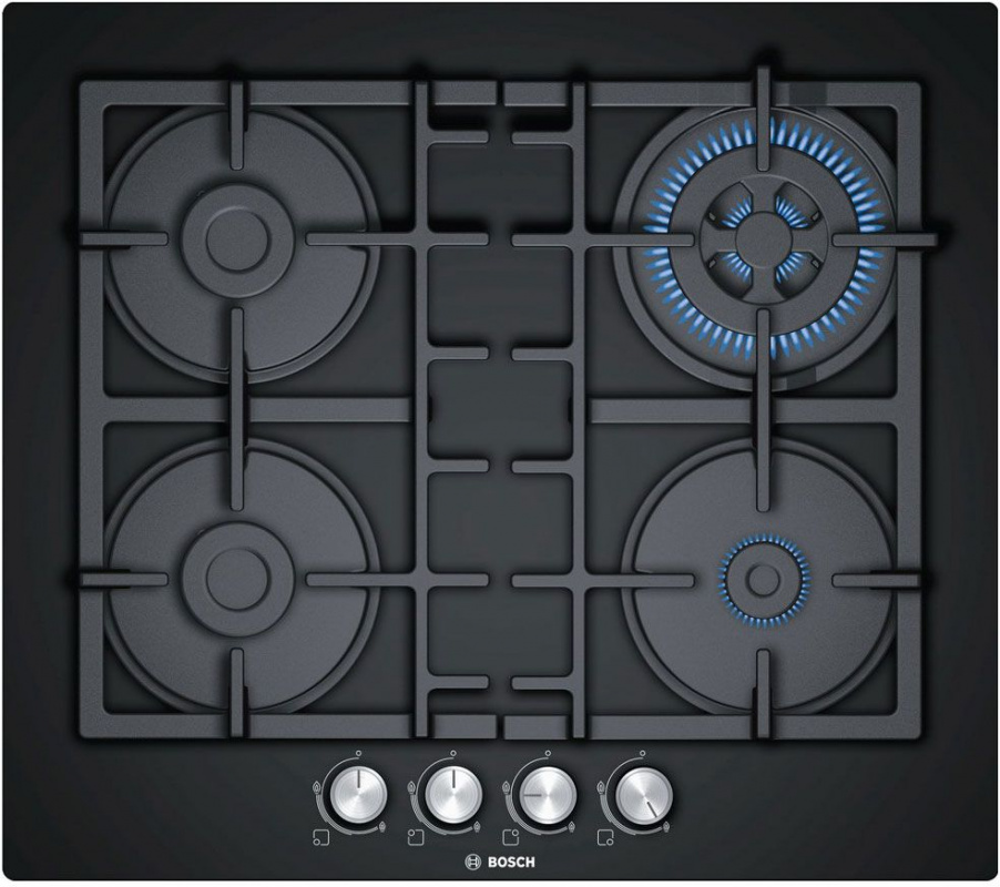 Газовая варочная поверхность Bosch PNH6B6O90R черный