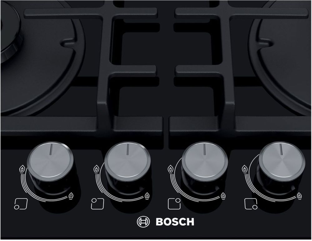 Газовая варочная поверхность Bosch PNH6B6O90R черный — фото 4