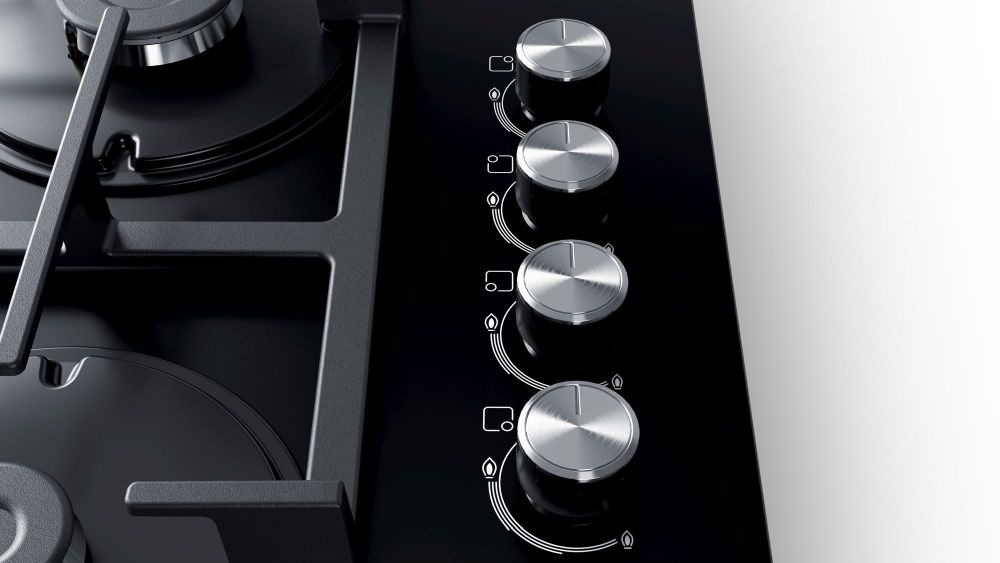 Газовая варочная поверхность Bosch POP6C6O90R черный — фото 3