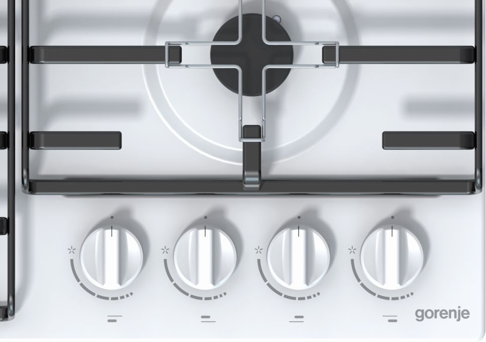 Газовая варочная поверхность Gorenje G640W белый — фото 2