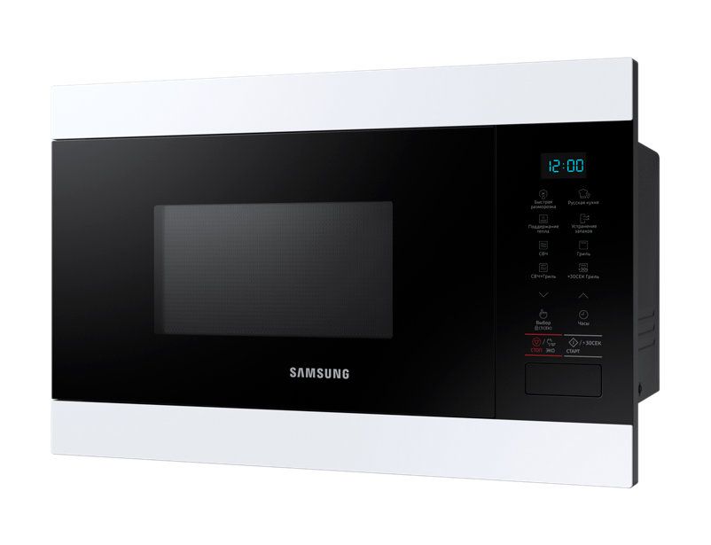 Микроволновая печь Samsung MG22M8054AW/BW 22л. 1300Вт белый (встраиваемая) — фото 4
