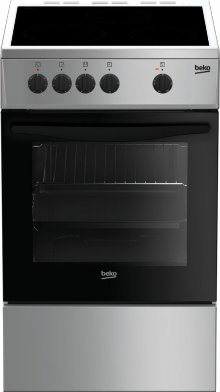 Плита Электрическая Beko FCS47007S серебристый стеклокерамика