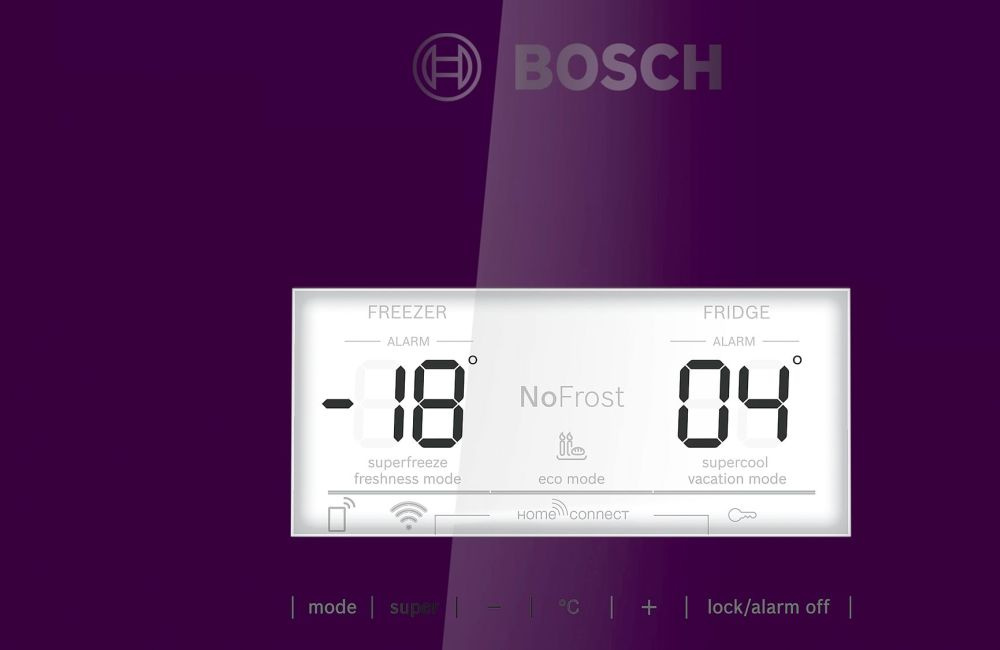 Холодильник Bosch KGN39LA31R фиолетовый (двухкамерный) — фото 2
