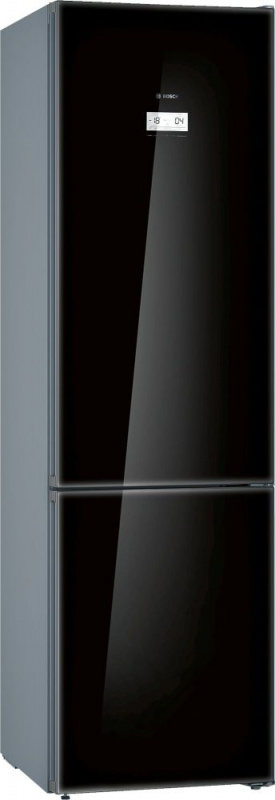 Холодильник Bosch KGN39LB31R черное стекло/серебристый металлик (двухкамерный) — фото 3