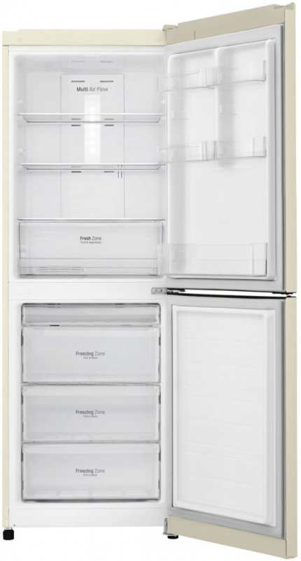 Холодильник LG GA-B379SYUL бежевый (двухкамерный)