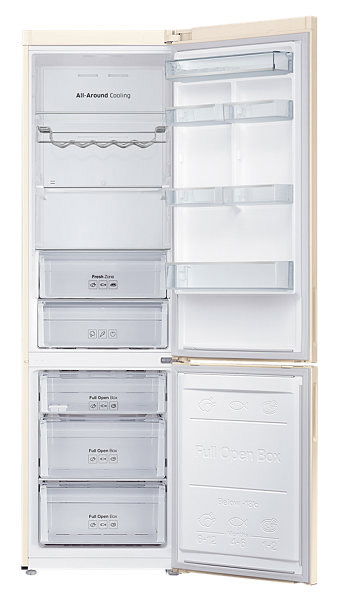 Холодильник Samsung RB37J5240EF/WT бежевый (двухкамерный) — фото 4