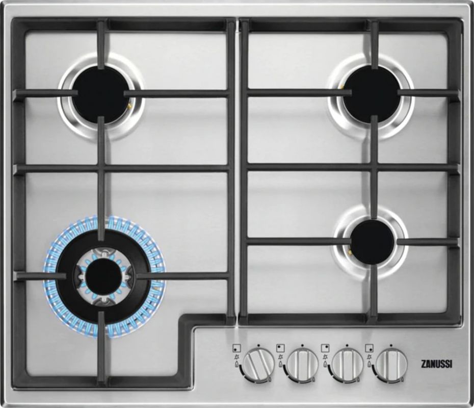 Газовая варочная поверхность Zanussi GPZ363SS серебристый — фото 5