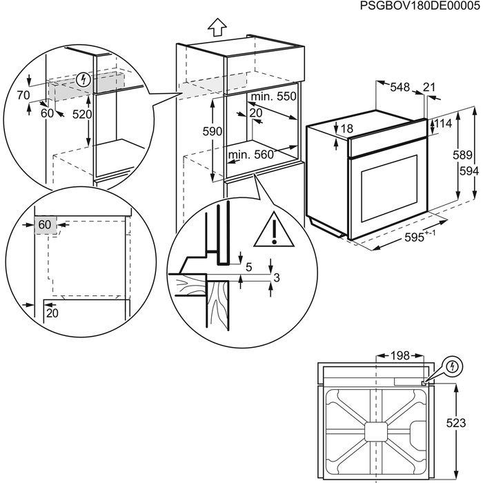 Духовой шкаф Электрический Zanussi OPZA4330X нержавеющая сталь — фото 2