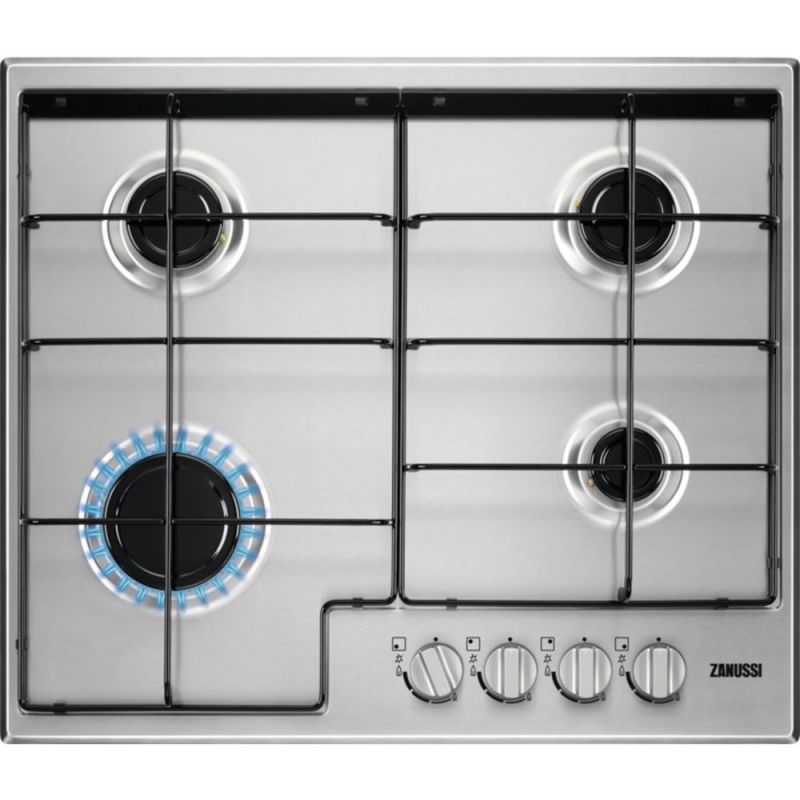 Газовая варочная поверхность Zanussi GPZ262SS серебристый — фото 4