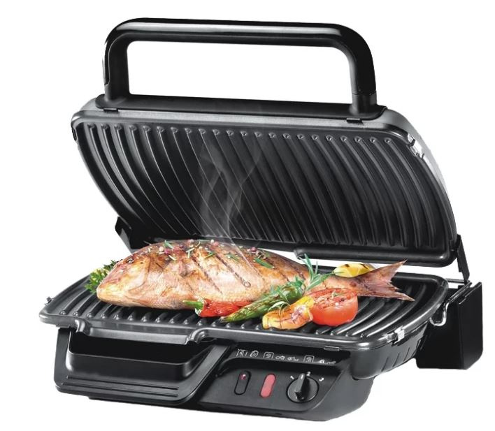 Электрогриль Tefal Optigrill GC600010 2400Вт черный/серебристый — фото 2