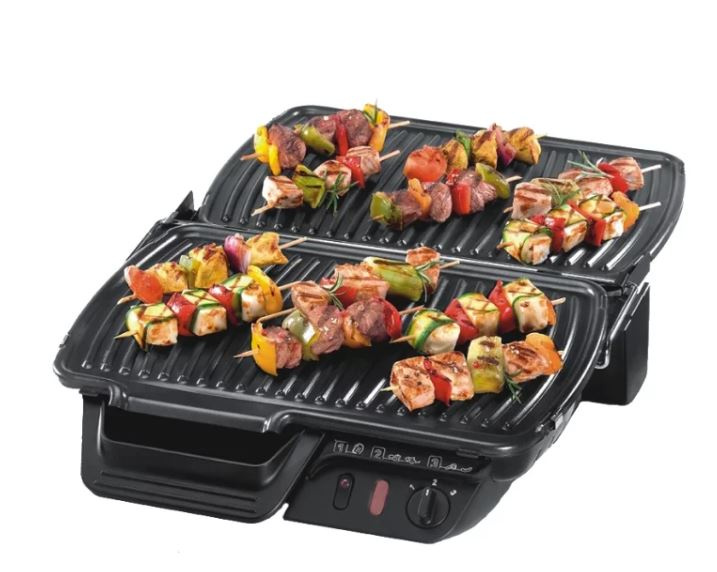 Электрогриль Tefal Optigrill GC600010 2400Вт черный/серебристый