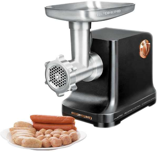 Мясорубка Redmond RMG-CBM1225 2500Вт бронзовый/хром — фото 2