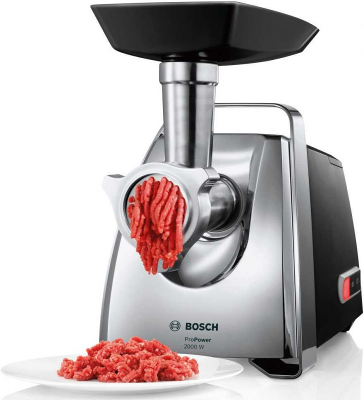 Мясорубка Bosch MFW67450 2000Вт черный/серебристый — фото 12